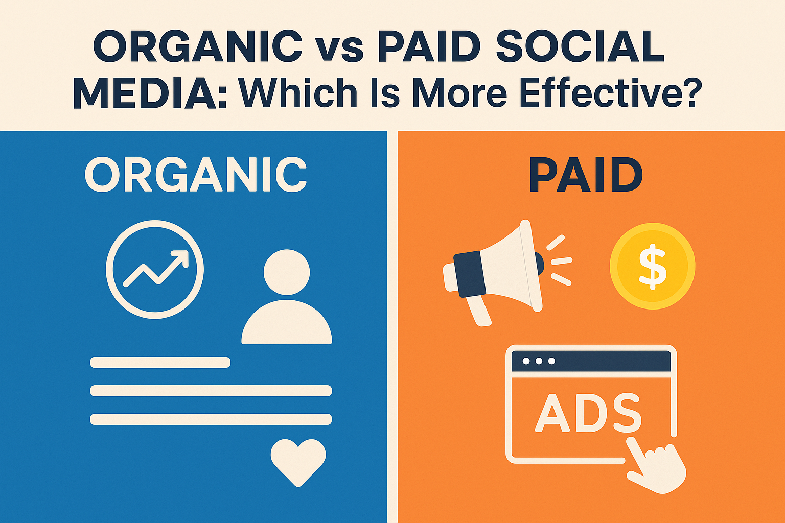 Organic vs Paid Social Media: Which Is More Effective?