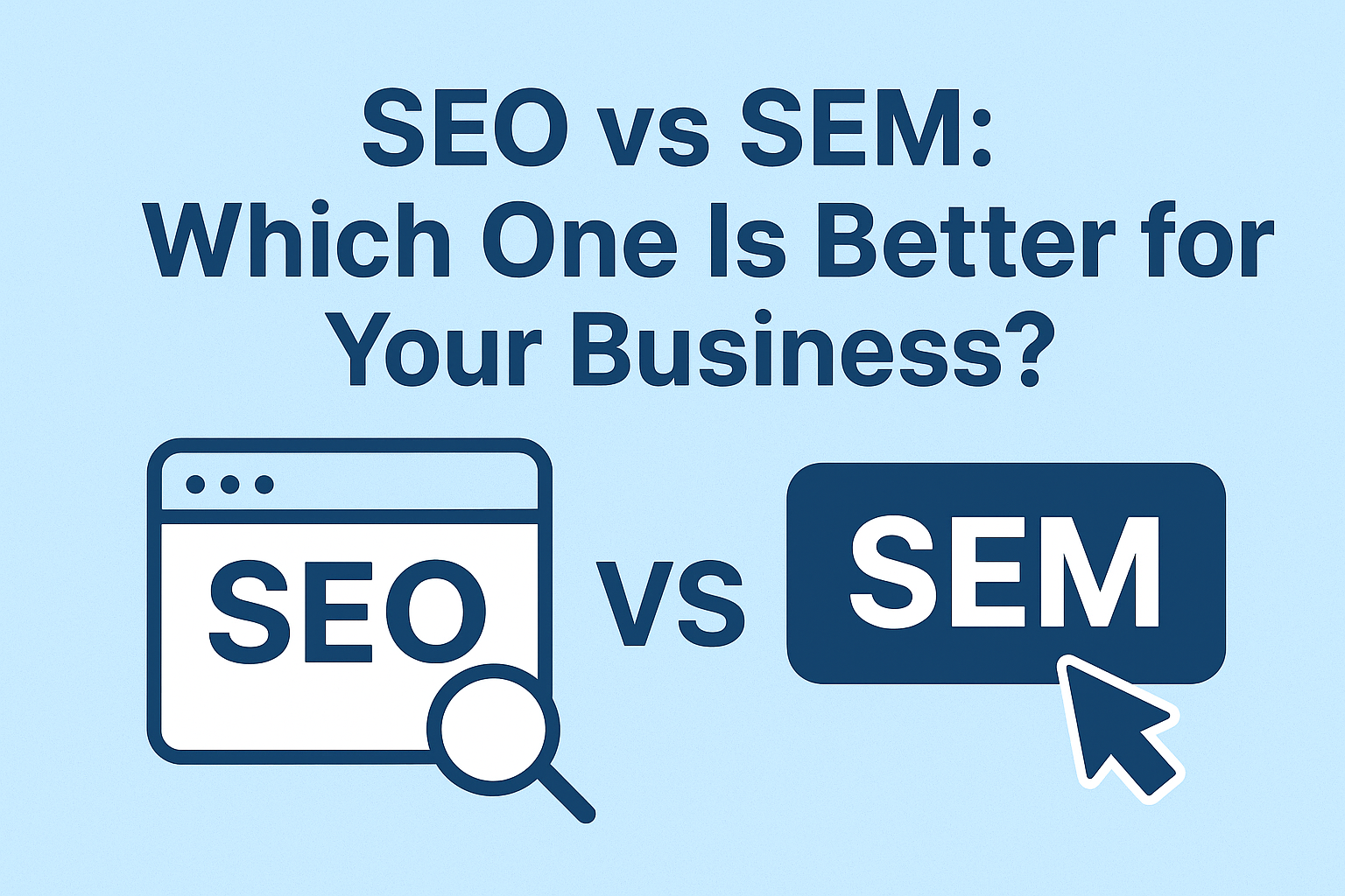 SEO vs SEM Which One Is Better for Your Business